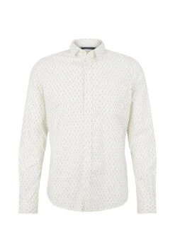 Tom Tailor Mit Allover-Print CamiciaOff White Geometric Design Uomo Camicie TO222D0XM-A11 -Tom Tailor 1d1d2274537c46f48514840ac31ca6e1