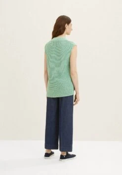 Tom Tailor In Melange-OptikTopVivid Leaf Green Melange Donna T-shirt E Top TO221D1I4-M11 10 Tom Tailor In Melange-OptikTopVivid Leaf Green Melange Donna T-shirt E Top TO221D1I4-M11 -Tom Tailor 1de6dae431da41fab3700acb48500286
