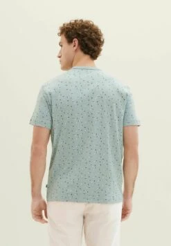 Tom Tailor Mit Allover-Print T-Shirt Con StampaIce Blue Geometric Design Uomo T-shirt E Polo TO222O19S-K12 -Tom Tailor 1e973ee489de491193ef6357786de2a1