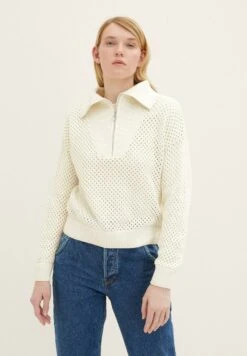 TOM TAILOR Denim MaglioneGardenia White Donna Maglieria TO721I0L9-A11