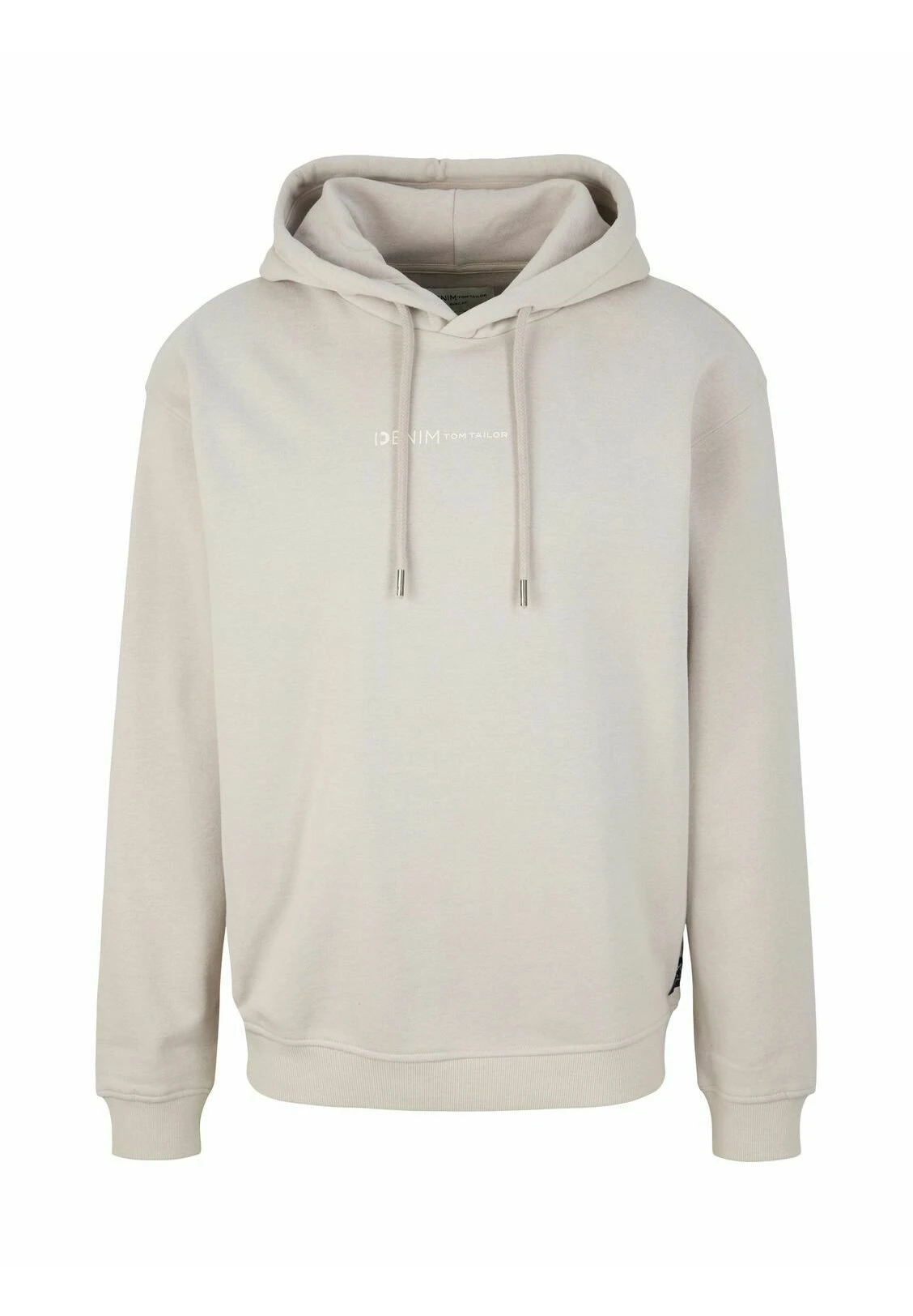 TOM TAILOR Denim Hoodie With PrintFelpa Con CappuccioLight Dove Grey Uomo Maglieria E Felpe TO722S0FO-C12 6 TOM TAILOR Denim Hoodie With PrintFelpa Con CappuccioLight Dove Grey Uomo Maglieria E Felpe TO722S0FO-C12 - immagine 4