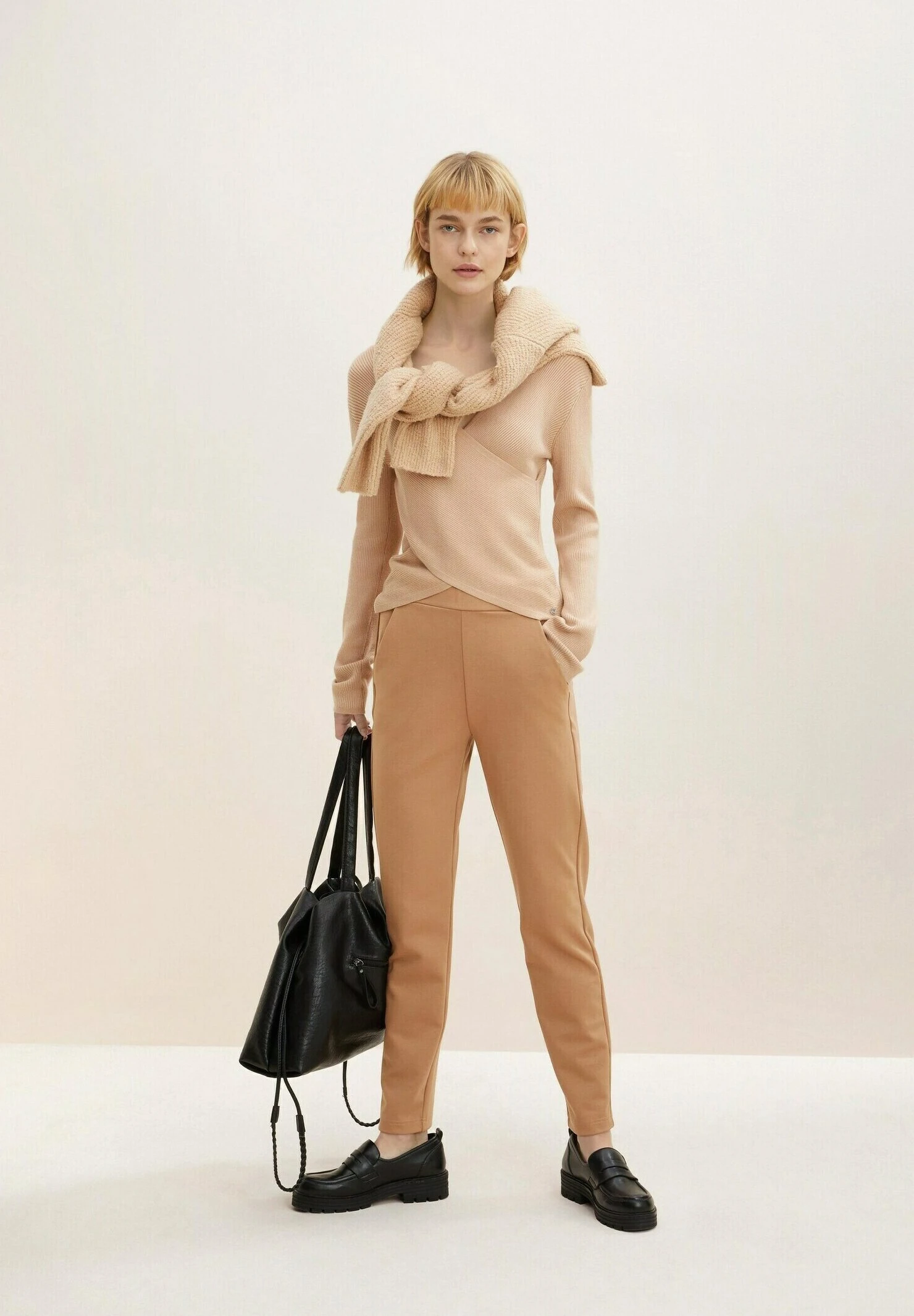 TOM TAILOR Denim PantaloniCinnamon Brown Donna Pantaloni TO721A0B6-O11 4 TOM TAILOR Denim PantaloniCinnamon Brown Donna Pantaloni TO721A0B6-O11 - immagine 2