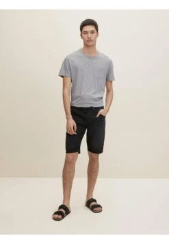 TOM TAILOR Denim Shorts Di Jeans Black Denim Uomo Jeans TO722F08U-Q11