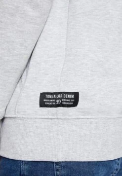 TOM TAILOR Denim Felpa Con CappuccioLight Stone Grey Uomo Maglieria E Felpe TO722S0D0-C11 -Tom Tailor 20b8bbae256942688830ede541f2d3e3