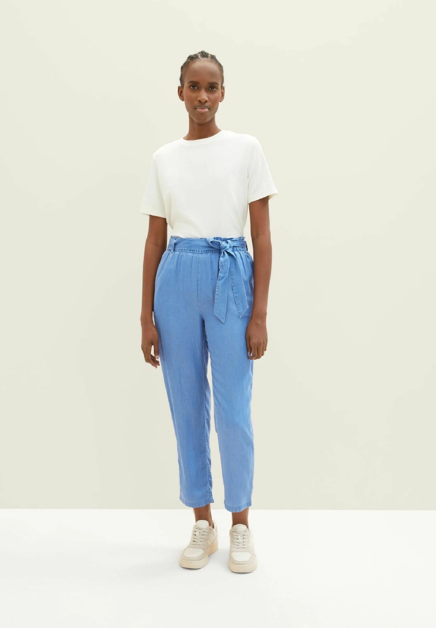 TOM TAILOR Denim Mit Elastischem BundPantaloniBright Mid Blue Chambray Donna Pantaloni TO721A0BL-K11 9 TOM TAILOR Denim Mit Elastischem BundPantaloniBright Mid Blue Chambray Donna Pantaloni TO721A0BL-K11 - immagine 7