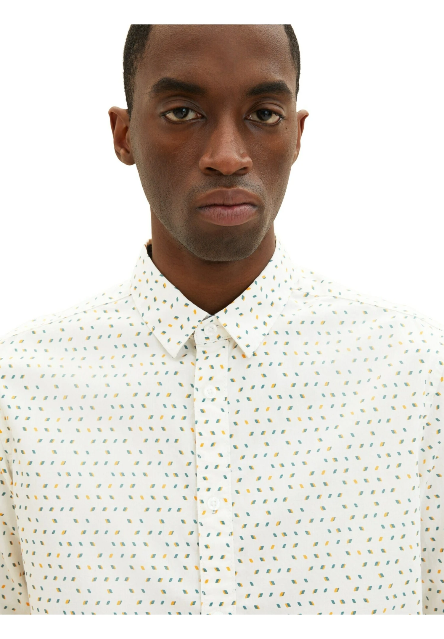 Tom Tailor GemustertesCamiciaOff White Geometric Design Uomo Camicie TO222D0ZX-A11 7 Tom Tailor GemustertesCamiciaOff White Geometric Design Uomo Camicie TO222D0ZX-A11 - immagine 5