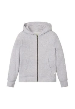 Tom Tailor Melange OptikFelpa Con ZipLight Stone Grey Melange Bambini Pullover & Cardigan TO224K0HE-C11