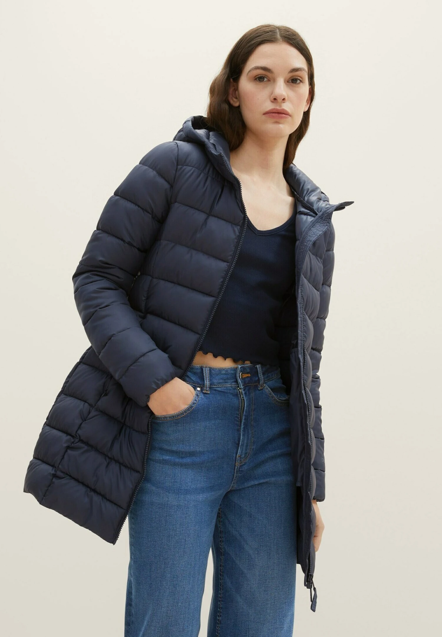 TOM TAILOR Denim Lightweight PufferCappotto InvernaleSky Captain Blue Donna Cappotti TO721U053-K11 6 TOM TAILOR Denim Lightweight PufferCappotto InvernaleSky Captain Blue Donna Cappotti TO721U053-K11 - immagine 4