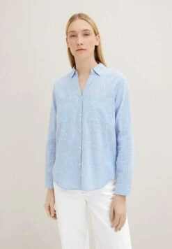 Tom Tailor Mit Brusttaschen - Camicia - Dreamy Blue