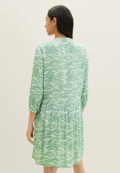 Tom Tailor Mit Allover-Blumenprint Vestito EstivoGreen Small Wavy Design Donna Vestiti TO221C0PW-M12 10 Tom Tailor Mit Allover-Blumenprint Vestito EstivoGreen Small Wavy Design Donna Vestiti TO221C0PW-M12 -Tom Tailor 23309404b1a64140a44a691a9c036006
