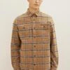 Tom Tailor CamiciaOtter Brown Colorful Check Uomo Camicie TO222D0YV-O11