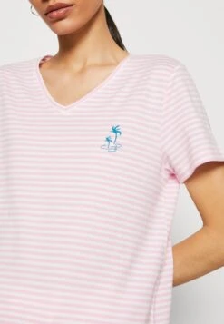 Tom Tailor V NeckT-Shirt Con StampaPink Donna T-shirt E Top TO221D1GZ-J11 -Tom Tailor 243b990f5861428aa1acedeb0a3732c9