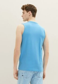 Tom Tailor Basic TankTopRainy Sky Blue Uomo T-shirt E Polo TO222O1BA-K12 -Tom Tailor 24d55da1e9cc45f1979a16e8215e0a3c