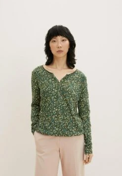 Tom Tailor Maglietta A Manica LungaAbstract Minimal Design Donna T-shirt E Top TO221D1G9-Q11