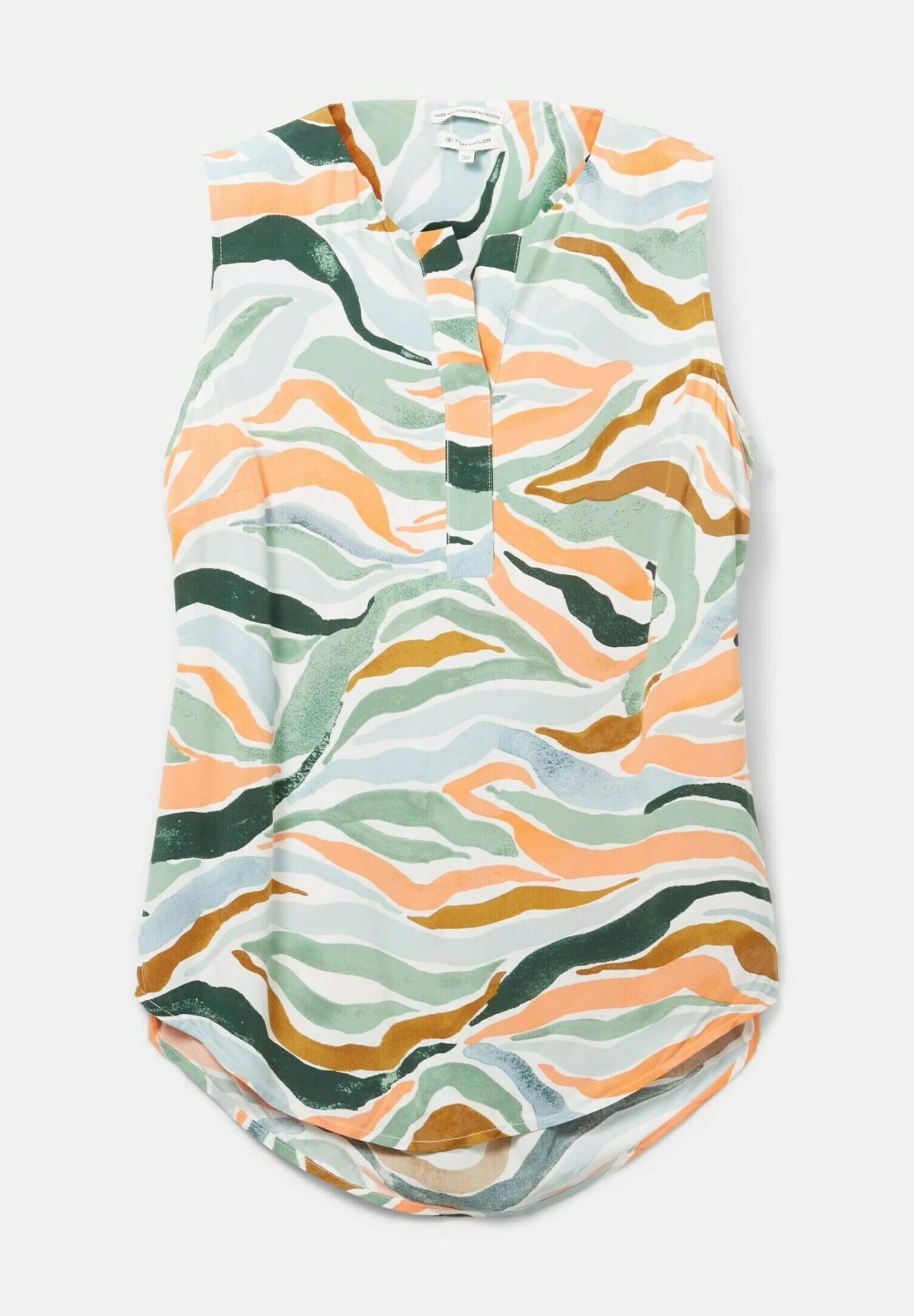 Tom Tailor CamicettaColorful Wavy Design Donna Camicie E Bluse TO221E15X-T11 7 Tom Tailor CamicettaColorful Wavy Design Donna Camicie E Bluse TO221E15X-T11 - immagine 5