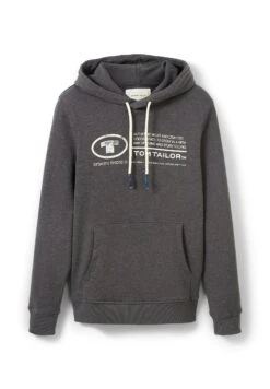 Tom Tailor Mit LogoFelpa Con CappuccioDark Grey Melange Uomo Maglieria E Felpe TO222S0GL-C11 -Tom Tailor 2529b847a5d54f9d9aaab428f235023f