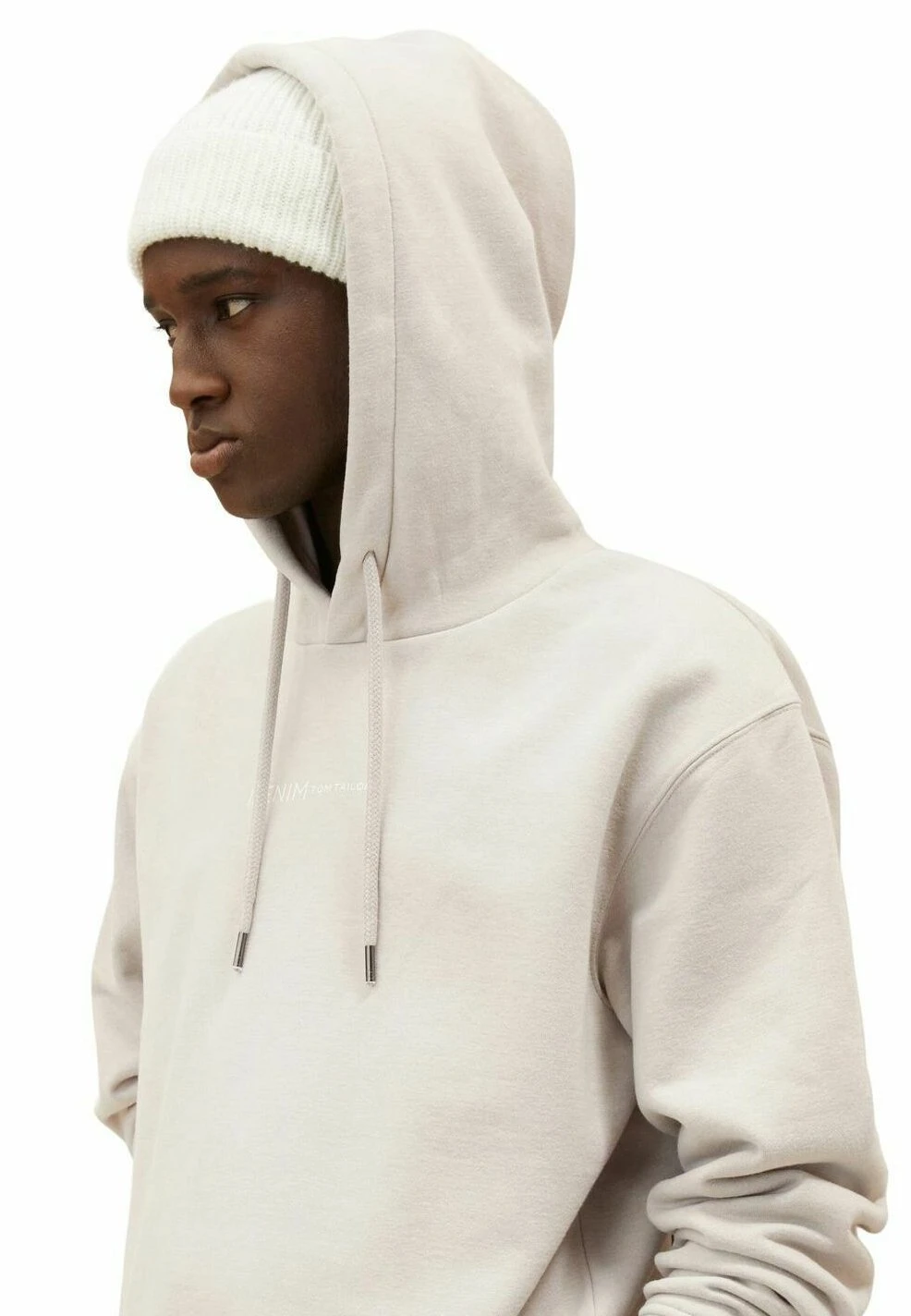 TOM TAILOR Denim Hoodie With PrintFelpa Con CappuccioLight Dove Grey Uomo Maglieria E Felpe TO722S0FO-C12 5 TOM TAILOR Denim Hoodie With PrintFelpa Con CappuccioLight Dove Grey Uomo Maglieria E Felpe TO722S0FO-C12 - immagine 3