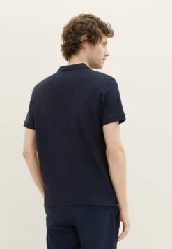 Tom Tailor Mit StrukturPoloSky Captain Blue Uomo T-shirt E Polo TO222P0DG-K11 -Tom Tailor 26efc7e943fd4b5ba318e0d7c3bd9f34