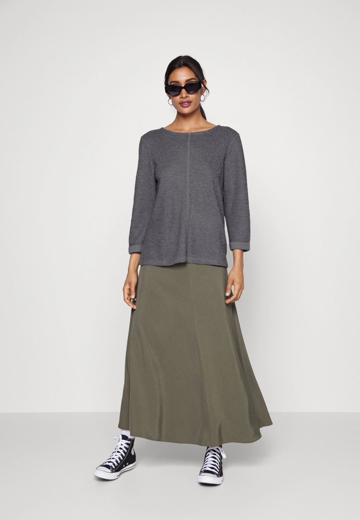 Tom Tailor Double FaceMaglioneEvident Anthracite Melange Donna Maglieria TO221J08S-Q11 4 Tom Tailor Double FaceMaglioneEvident Anthracite Melange Donna Maglieria TO221J08S-Q11 - immagine 2