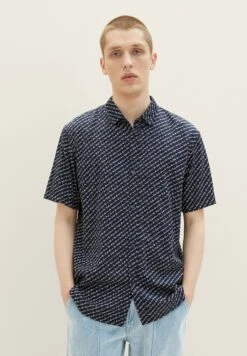 TOM TAILOR Denim Gemustertes - Camicia - Wording Laser Print