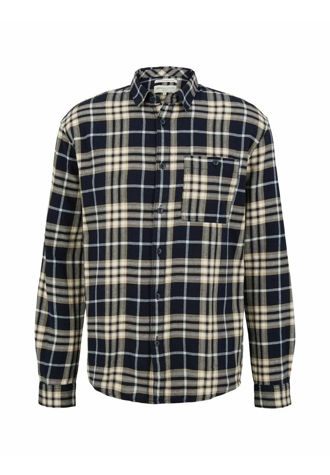 TOM TAILOR Denim Checked CamiciaNavy Big Twill Check Uomo Camicie TO722D0QU-K11 6 TOM TAILOR Denim Checked CamiciaNavy Big Twill Check Uomo Camicie TO722D0QU-K11 - immagine 4