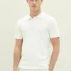 Tom Tailor Mit StrukturPoloOff White Uomo T-shirt E Polo TO222P0DG-A11 -Tom Tailor 2a29e9cf6c824e55b7dbd0d02750020a