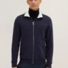 Tom Tailor Felpa Con ZipKnitted Navy Uomo Maglieria E Felpe TO222S0GU-K11
