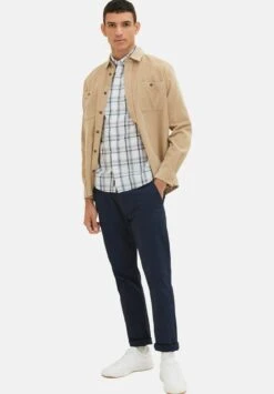 Tom Tailor Mit KaromusterCamiciaOff White Colorful Check Uomo Camicie TO222D107-A11 -Tom Tailor 2b8903c40bd24edeb39e2b9a47718e69