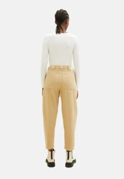 TOM TAILOR Denim Barrel Mom Jeans A SigarettaBrown Rice Donna Jeans TO721N0B5-O11 -Tom Tailor 2c881c3fa2cf48baa1370655b40d91cf