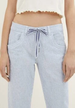 Tom Tailor Tapered - Pantaloni - Blue Stripe Pants 17 Tom Tailor Tapered - Pantaloni - Blue Stripe Pants -Tom Tailor 2cafaee84c744424aa9f6e5bc1b4ddde
