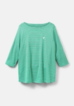 Tom Tailor 3/4 ArmMaglietta A Manica LungaGreen Offwhite Thin Stripe Donna T-shirt E Top TO221D1HB-M11 -Tom Tailor 2d3eb501900e4a76ae8c6776df445aec