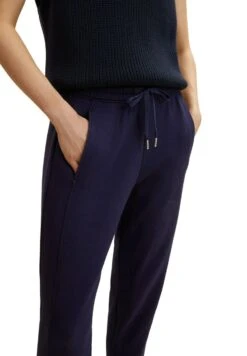 Tom Tailor Mit RippbündchenPantaloni SportiviNavy Midnight Blue Donna Pantaloni TO221A0HM-K11 -Tom Tailor 2de4ca134f314044bae92e7c82922429