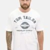 Tom Tailor Mit Logo T-Shirt Con StampaWhite Uomo T-shirt E Polo TO222O1CO-A11 -Tom Tailor 2f7d8d2b8b5c48b0aedcd87a99722ff1