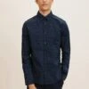 Tom Tailor Mit Allover-Print CamiciaNavy Geometric Design Uomo Camicie TO222D0XM-K11