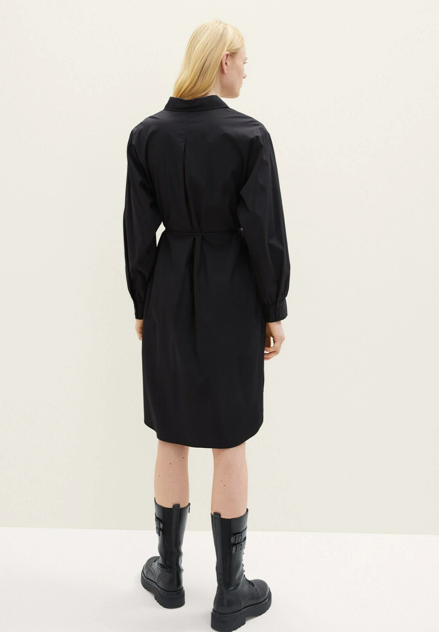 TOM TAILOR Denim Mit BallonärmelAbito A CamiciaDeep Black Donna Vestiti TO721C0HA-Q11 4 TOM TAILOR Denim Mit BallonärmelAbito A CamiciaDeep Black Donna Vestiti TO721C0HA-Q11 - immagine 2