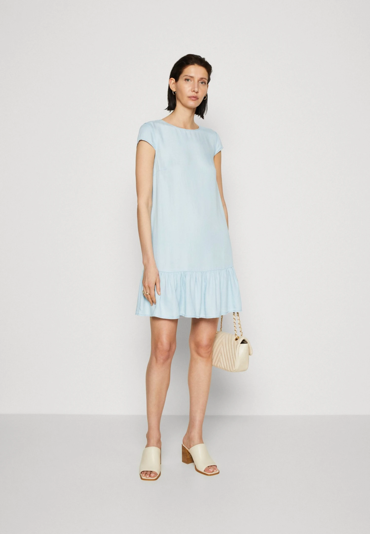 Tom Tailor DressVestito Di JeansBlue Denim Donna Vestiti TO221C0PP-K11 4 Tom Tailor DressVestito Di JeansBlue Denim Donna Vestiti TO221C0PP-K11 - immagine 2