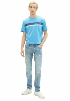 TOM TAILOR Denim Piers Slim Jeans Slim FitUsed Bleached Blue Denim Uomo Jeans TO722G0BS-K12 -Tom Tailor 32895e0e323e4cf0b3e20facc593fe6d