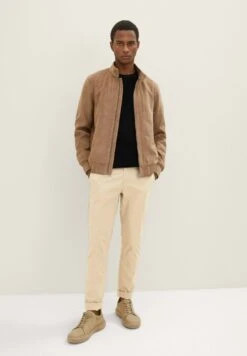 Tom Tailor Mit Stehkrgen Giacca In SimilpelleViper Brown Fake Leather Uomo Giacche TO222T0E9-O11 -Tom Tailor 32ad3e4530694ab68ffd0dab20b8add5