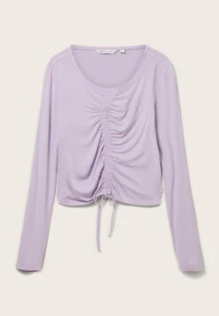 TOM TAILOR Denim Curved RouchingMaglietta A Manica LungaLilac Vibe Donna T-shirt E Top TO721D11M-I11 -Tom Tailor 3345b67e1f6846cabf4afcfa228bd3dd