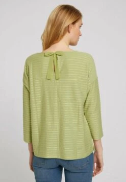 TOM TAILOR Denim Maglietta A Manica LungaGreen Structured Stripe Donna T-shirt E Top TO721D0V5-M13 9 TOM TAILOR Denim Maglietta A Manica LungaGreen Structured Stripe Donna T-shirt E Top TO721D0V5-M13 -Tom Tailor 3349503a1b17402eb66e3f0f2a84577e