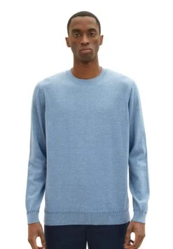 Tom Tailor In Melange OptikMaglioneMid Blue Heather Melange Uomo Maglieria TO222Q0RE-K11 -Tom Tailor 33645d0bad8d4738ad46a8772c3c1af4