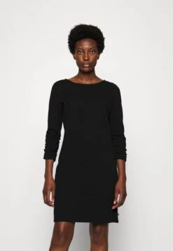 TOM TAILOR Denim Dress With Sleeve DetailVestito Di MaglinaDeep Black Donna Vestiti TO721C0H4-Q11