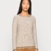 Tom Tailor Knit Jumper With Round NecklineMaglioneOffwhite/Brown Ottoman Donna Maglieria TO221I0IQ-O11 1 Tom Tailor Knit Jumper With Round NecklineMaglioneOffwhite/Brown Ottoman Donna Maglieria TO221I0IQ-O11 -Tom Tailor 33c88c65e1534301862e937b5b2be8bf