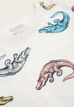 Tom Tailor Mit AlloverPrintT-Shirt Con StampaAllover Croco Design Bambini T-shirt & Top TO224G0XW-A11 -Tom Tailor 3534578faa72484b889500ea8934e374