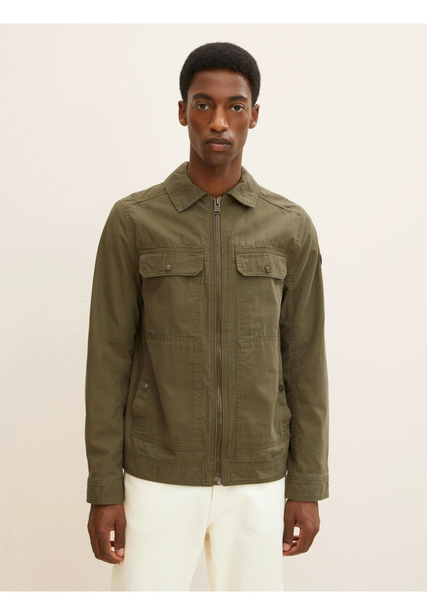 Tom Tailor Giacca Di JeansOlive Uomo Giacche TO222T0BK-N11 3 Tom Tailor Giacca Di JeansOlive Uomo Giacche TO222T0BK-N11