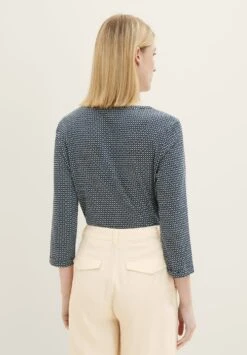 Tom Tailor Mit Allover-PrintCamicettaNavy Geometrical Design Donna Camicie E Bluse TO221E17A-K11 -Tom Tailor 37b7c4500a1546a6ba132802b86d29d9