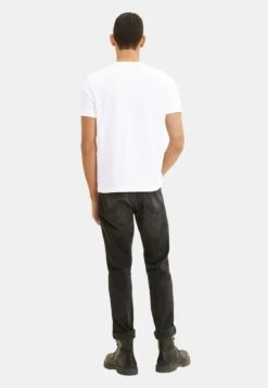 Tom Tailor Mit RundhalsausschnT-Shirt BasicWeiß Uomo T-shirt E Polo TO222O1A2-A11