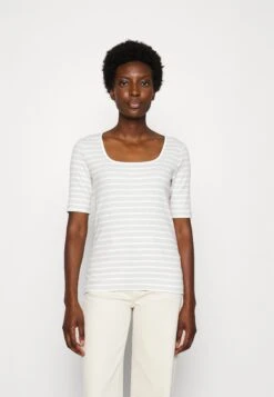 Tom Tailor T-Shirt Con StampaGrey/Offwhite Donna T-shirt E Top TO221D1I3-A11