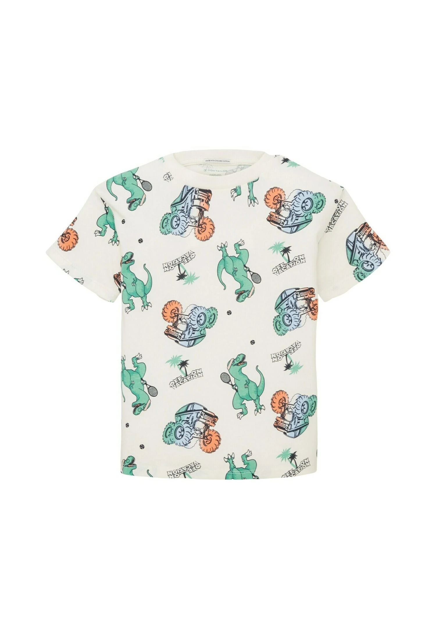 Tom Tailor Mit Allover PrintT-Shirt Con StampaDino Vacation Print Bambini T-shirt & Top TO224G0XI-A11 3 Tom Tailor Mit Allover PrintT-Shirt Con StampaDino Vacation Print Bambini T-shirt & Top TO224G0XI-A11
