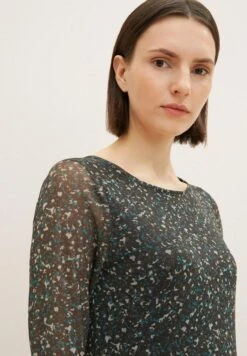 Tom Tailor Printed - Vestito Estivo - Black -Tom Tailor 389d181c09374575bc4dcaadc9114d87